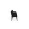 Lesro Lenox Steel 5 Seater with Center Arms, Black Seat, Black Back, 106.5 W 24.5 L 32 H LS5103 - alternate 3